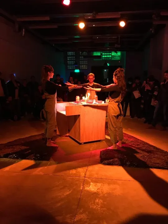 Conserve nº 2 en Fundación Cazadores (2019). Muestra del Colectivo Triangular seleccionados dentro del programa PIPA. Performance 'Ritual de Manifestación'. 