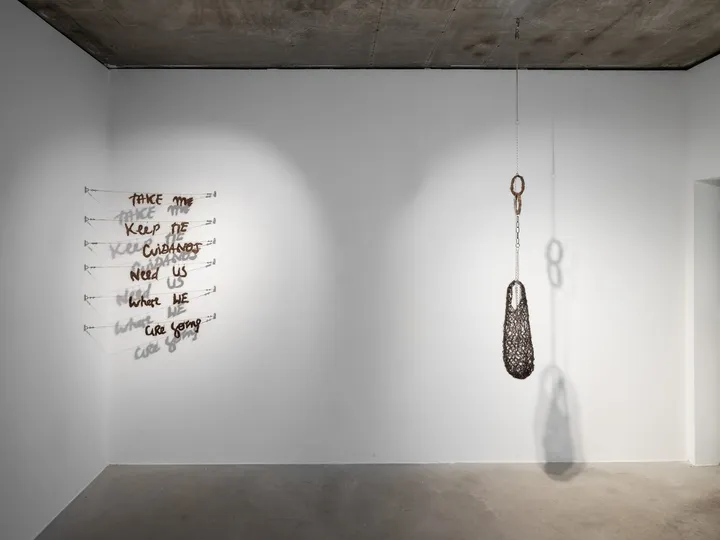 **Take Me**, 2024
Poem installation, variable dimensions